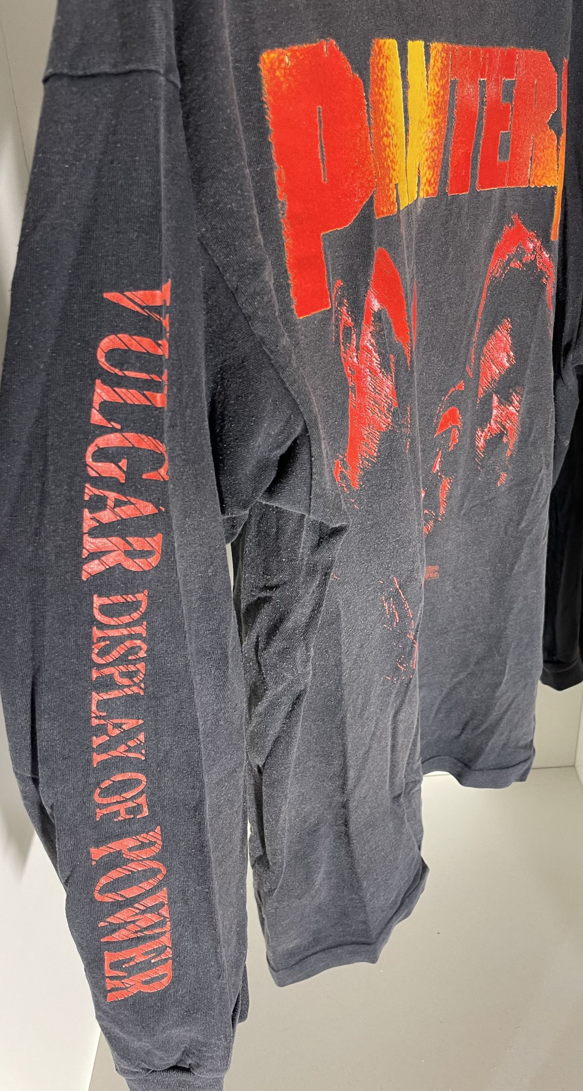 Band Tees Vintage Pantera 90s Vulgar Display of Power Long Sleeve Size US XL / EU 56 / 4 - 2 Thumbnail