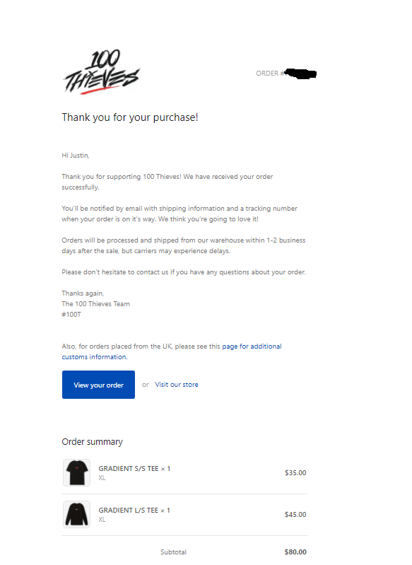 100 Thieves 100 Thieves Gradient L/S Tee Size US XL / EU 56 / 4 - 3 Thumbnail
