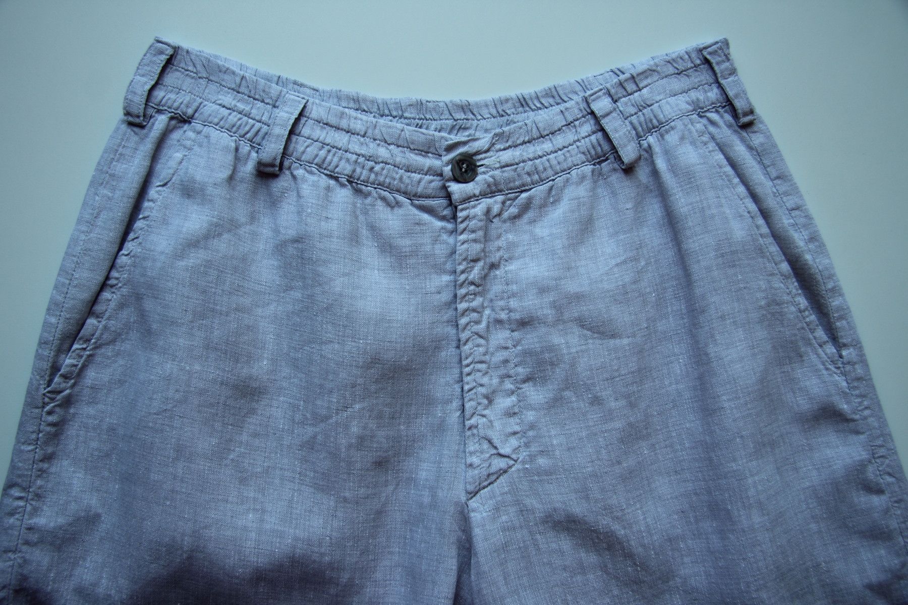 Vintage PURO LINO LINEN SHORTS SIZE M Size US 30 / EU 46 - 3 Thumbnail