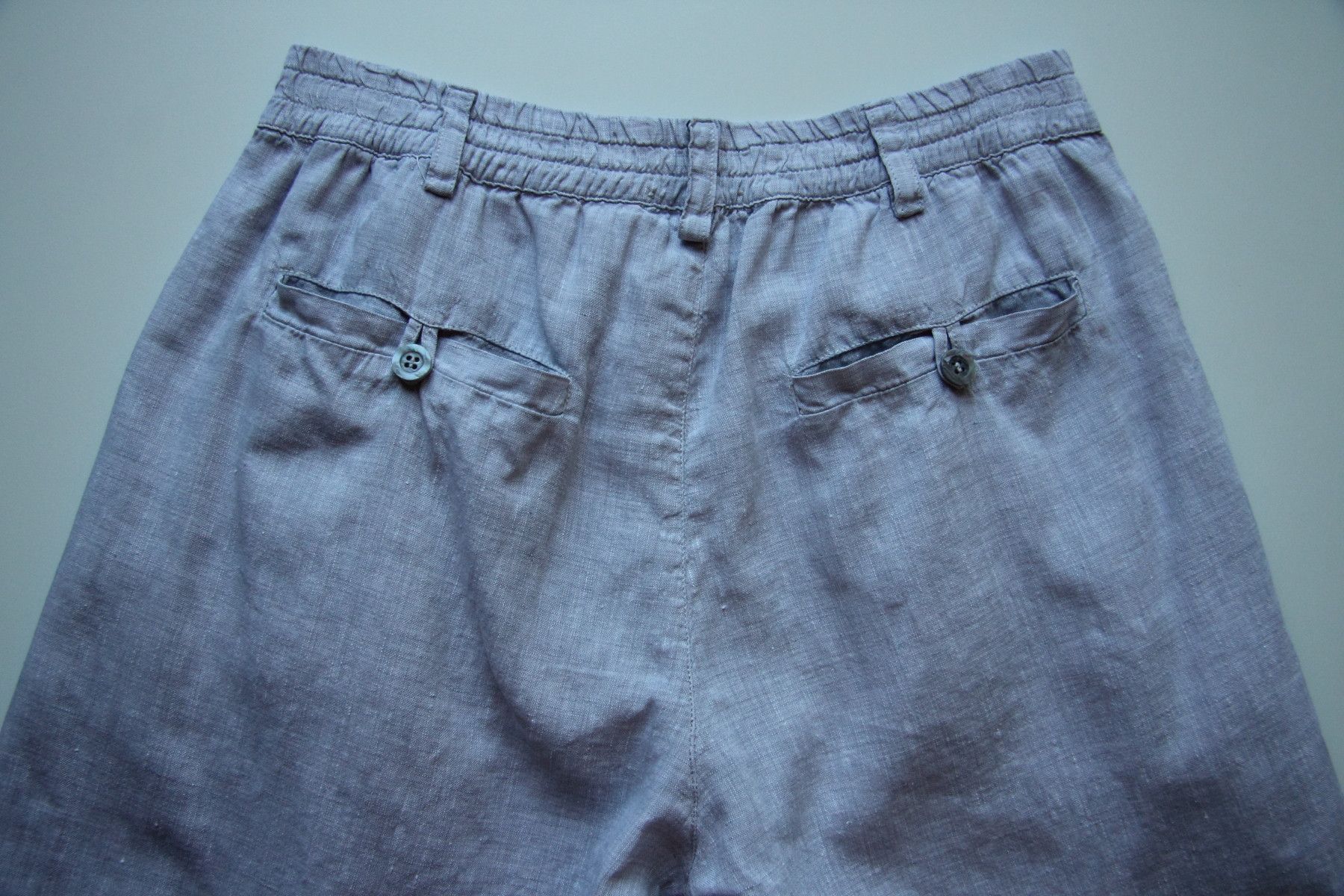 Vintage PURO LINO LINEN SHORTS SIZE M Size US 30 / EU 46 - 7 Thumbnail