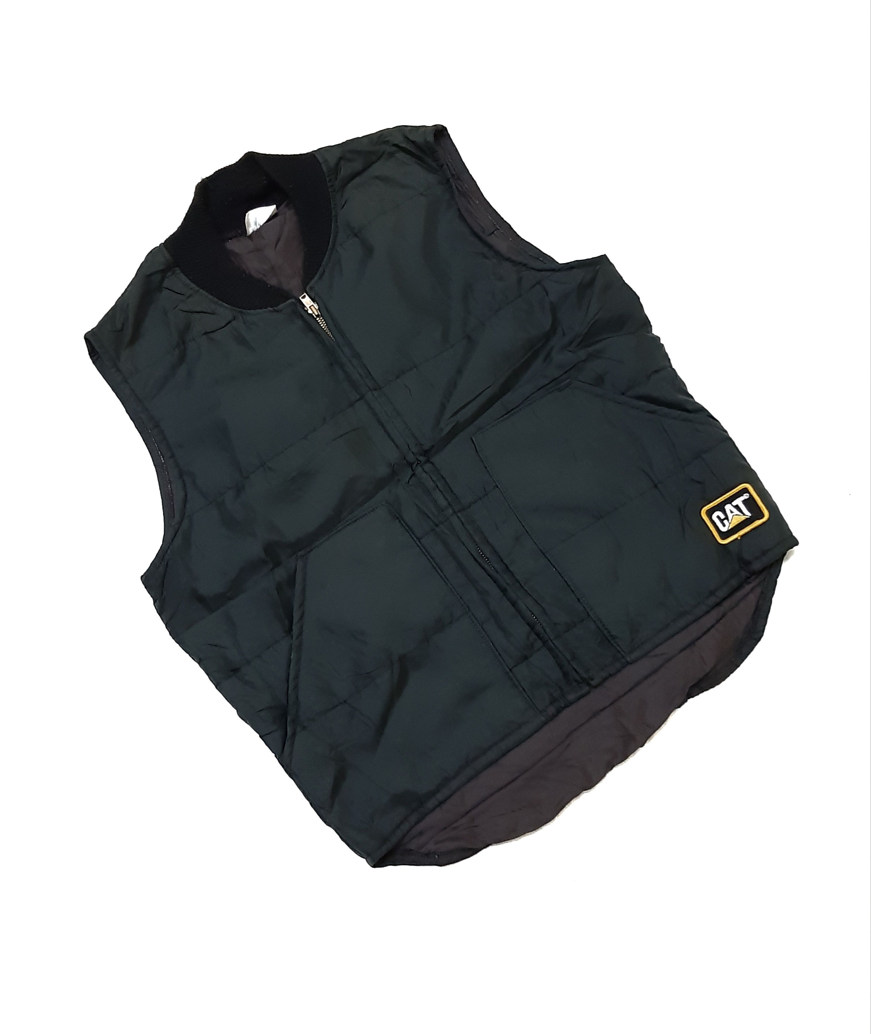 Caterpillar Vintage Caterpillar Sleeve Less/Vest Zipper Scovill Size US M / EU 48-50 / 2 - 2 Thumbnail