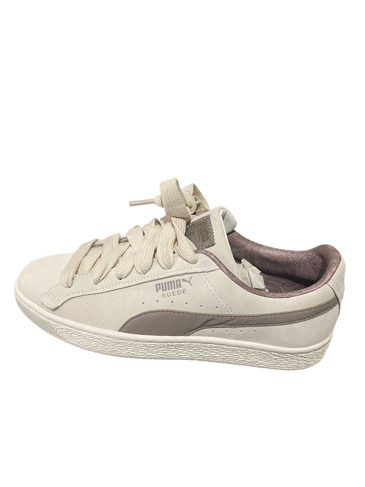 Puma suede lauren london women size color cream