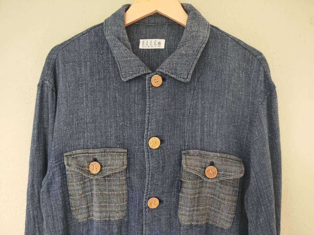 Other Elle Homme Soft Denim Shirt Size US L / EU 52-54 / 3 - 3 Thumbnail