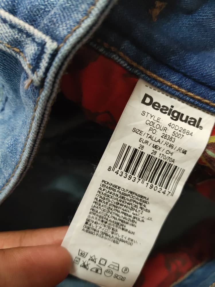 Desigual Rare Desigual Embroidered Denim Size US 28 / EU 44 - 6 Thumbnail