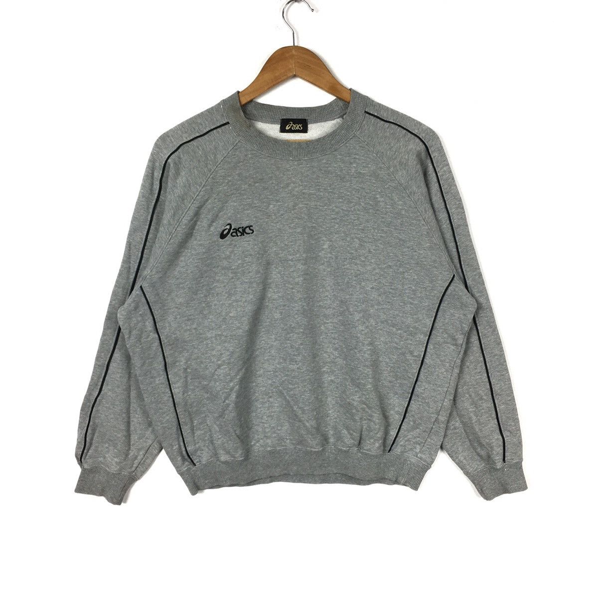 Vintage ASICS SPORT JAPAN Sportswear Grey Sweatshirt