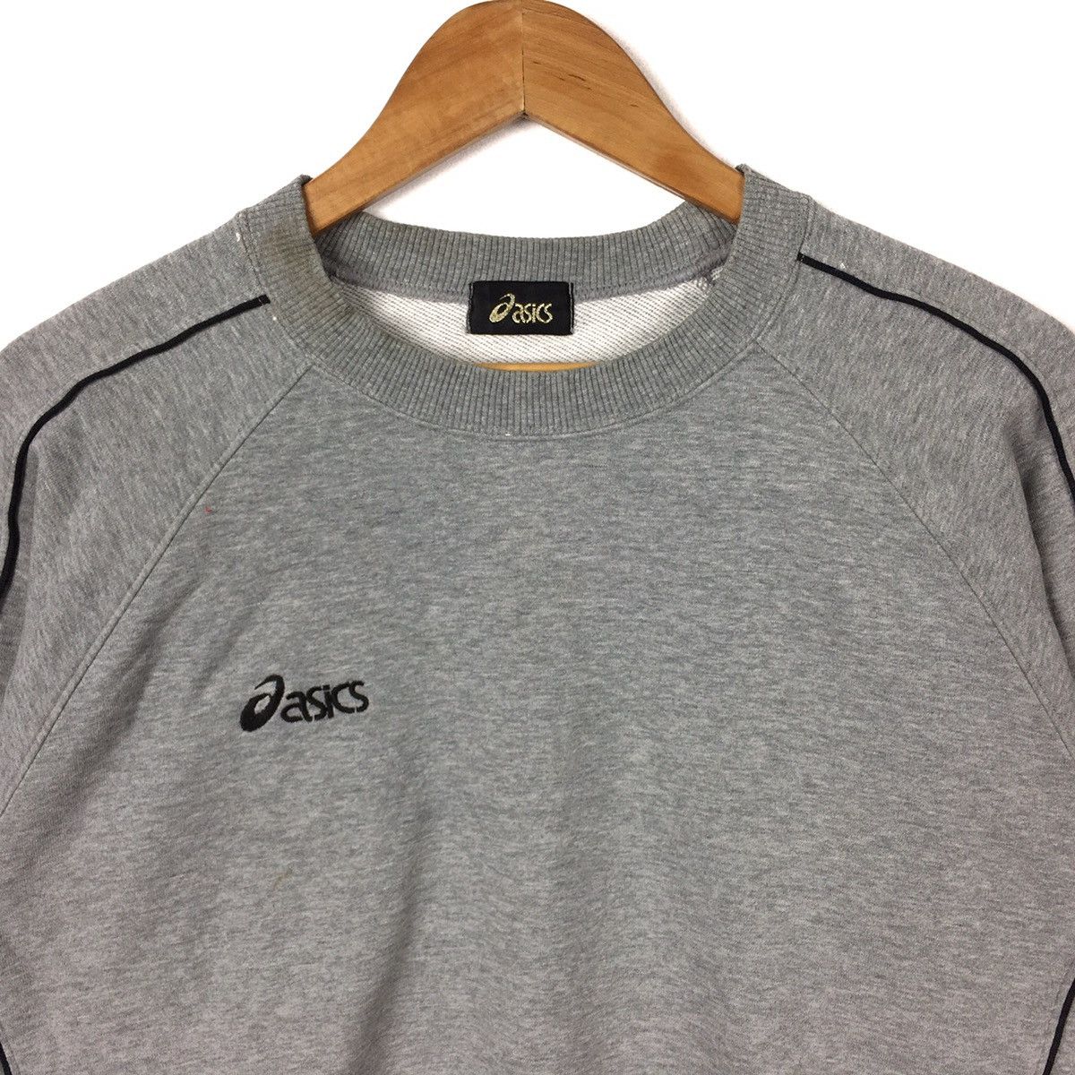 Asics Vintage ASICS SPORT JAPAN Sportswear Grey Sweatshirt Size US L / EU 52-54 / 3 - 2 Thumbnail
