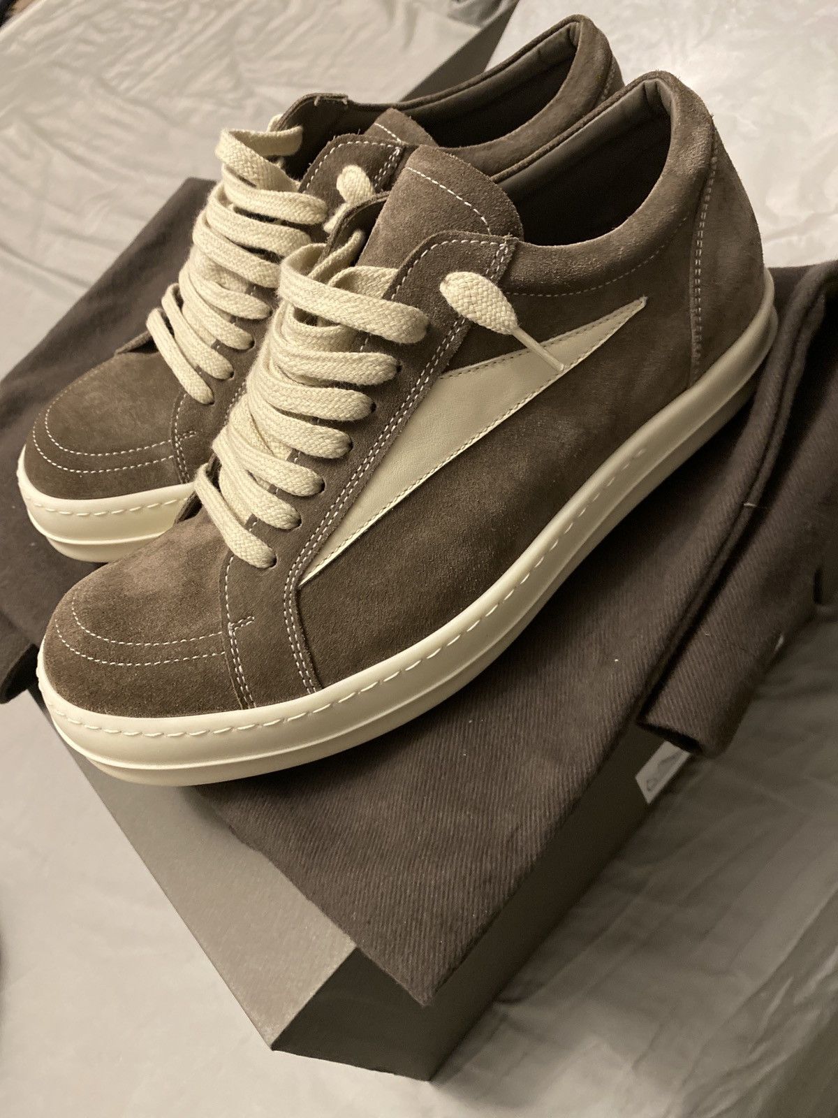 Rick Owens Rick Owens Vintage Suede Sneaks Vans | Grailed