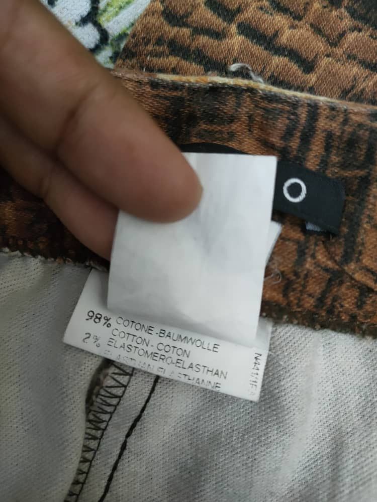 Designer Sfizio Made in Italy Printed Pant Size 23" - 6 Thumbnail