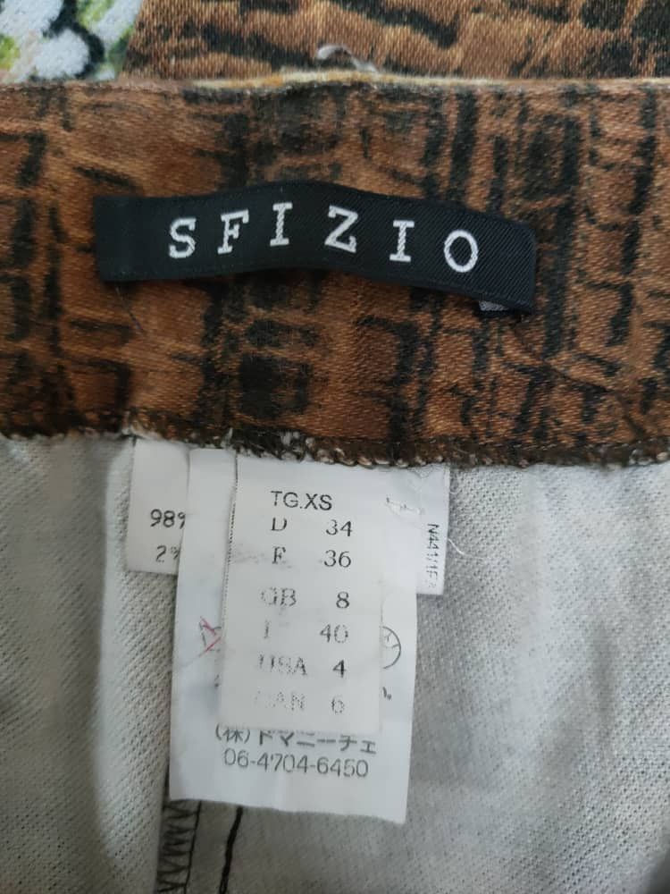 Designer Sfizio Made in Italy Printed Pant Size 23" - 5 Thumbnail