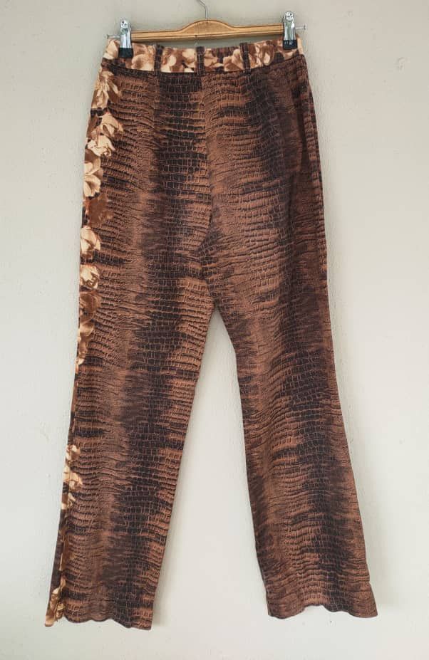 Designer Sfizio Made in Italy Printed Pant Size 23" - 1 Thumbnail