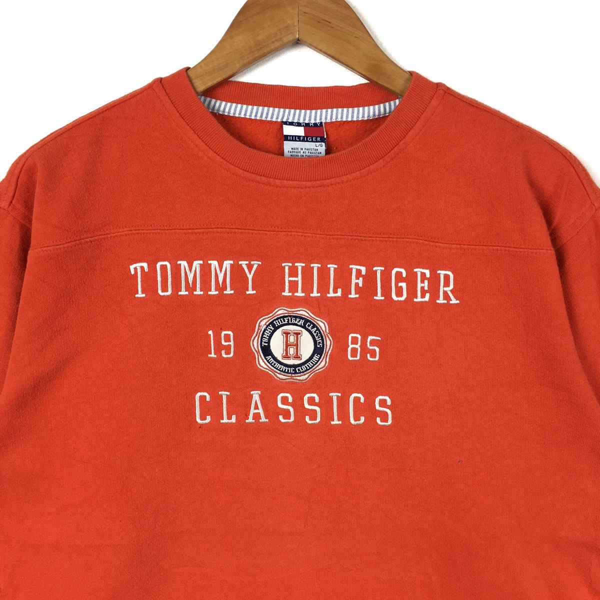 Tommy Hilfiger TOMMY HILFIGER CLASSICS 1985 FlagSailingGearOrangeSweatshirt Size US L / EU 52-54 / 3 - 2 Thumbnail