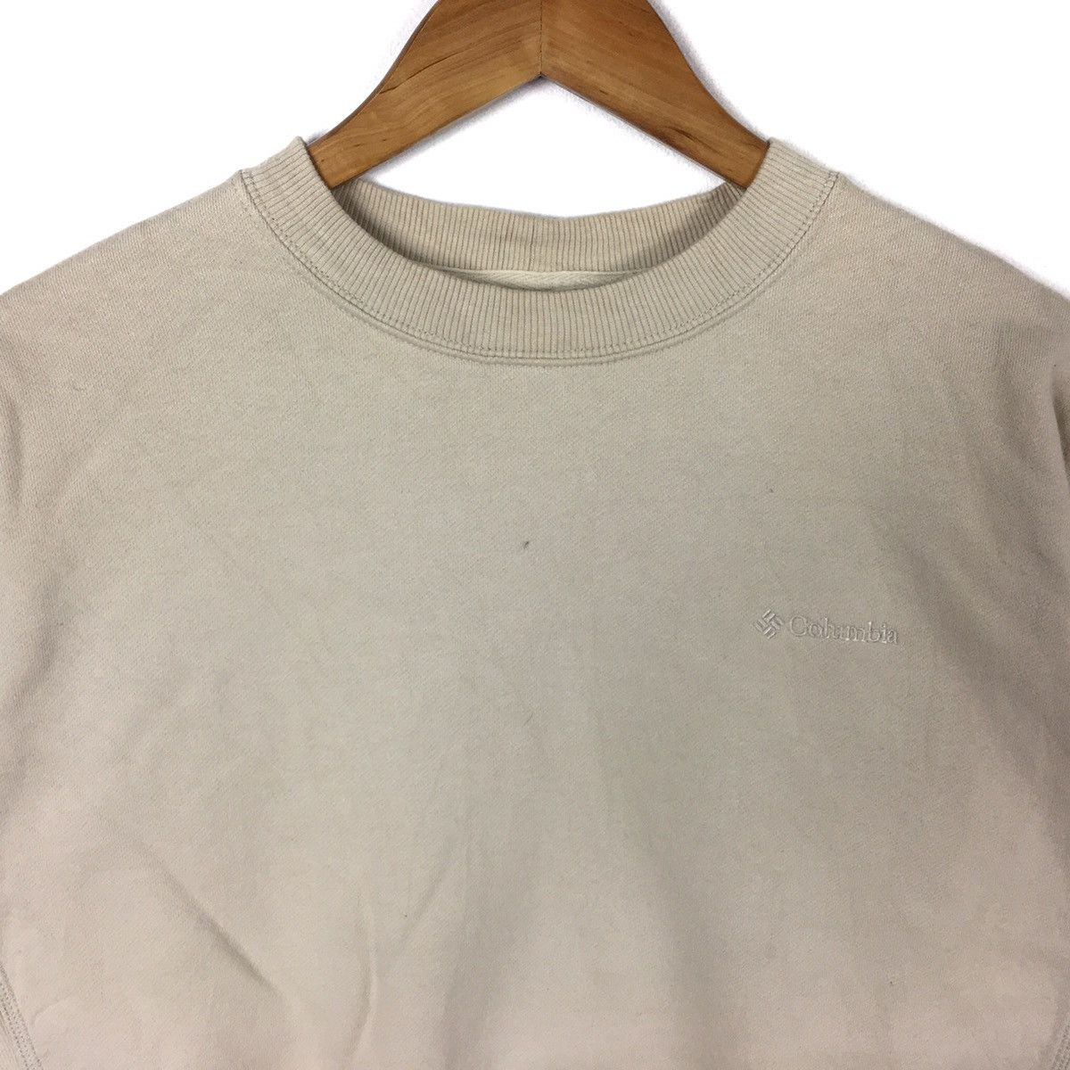 Columbia COLUMBIA PLAIN SPORTSWEAR Outdoor Fishing Beige Sweatshirt Size US S / EU 44-46 / 1 - 2 Thumbnail