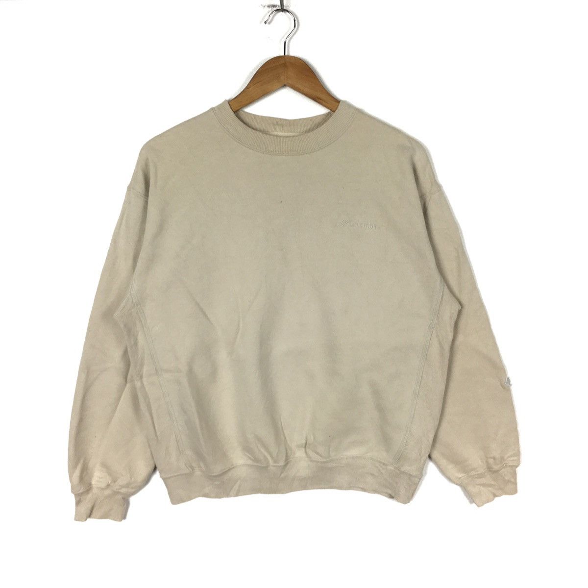 Columbia COLUMBIA PLAIN SPORTSWEAR Outdoor Fishing Beige Sweatshirt Size US S / EU 44-46 / 1 - 1 Thumbnail