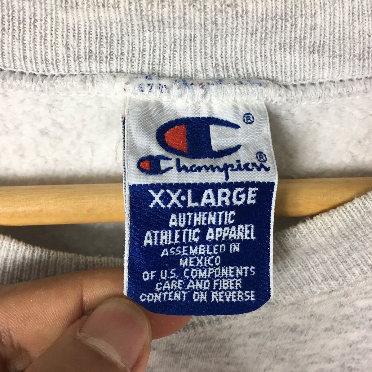 Champion 90s CHAMPION CEDAR FALLS High School Tiger Plain Grey Usa Size US XXL / EU 58 / 5 - 3 Thumbnail