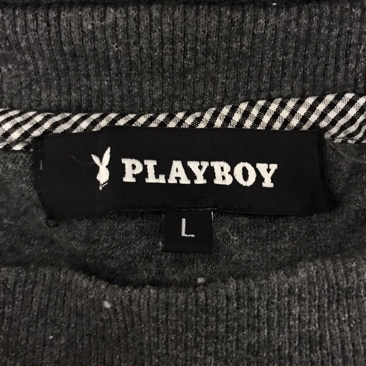 Playboy PLAYBOY Nineteen Fifty Three Magazine Grey Sweatshirt Size US L / EU 52-54 / 3 - 4 Thumbnail