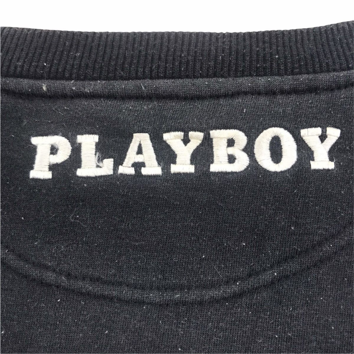 Playboy Vintage PLAYBOY BIG BUNNY Black Sweatshirt Size US L / EU 52-54 / 3 - 7 Thumbnail
