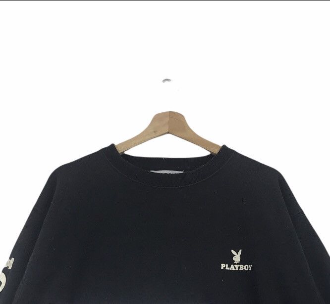 Playboy Vintage PLAYBOY BIG BUNNY Black Sweatshirt Size US L / EU 52-54 / 3 - 2 Thumbnail