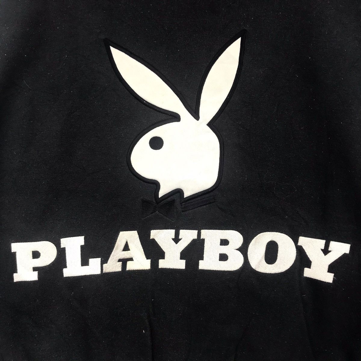Playboy Vintage PLAYBOY BIG BUNNY Black Sweatshirt Size US L / EU 52-54 / 3 - 6 Thumbnail