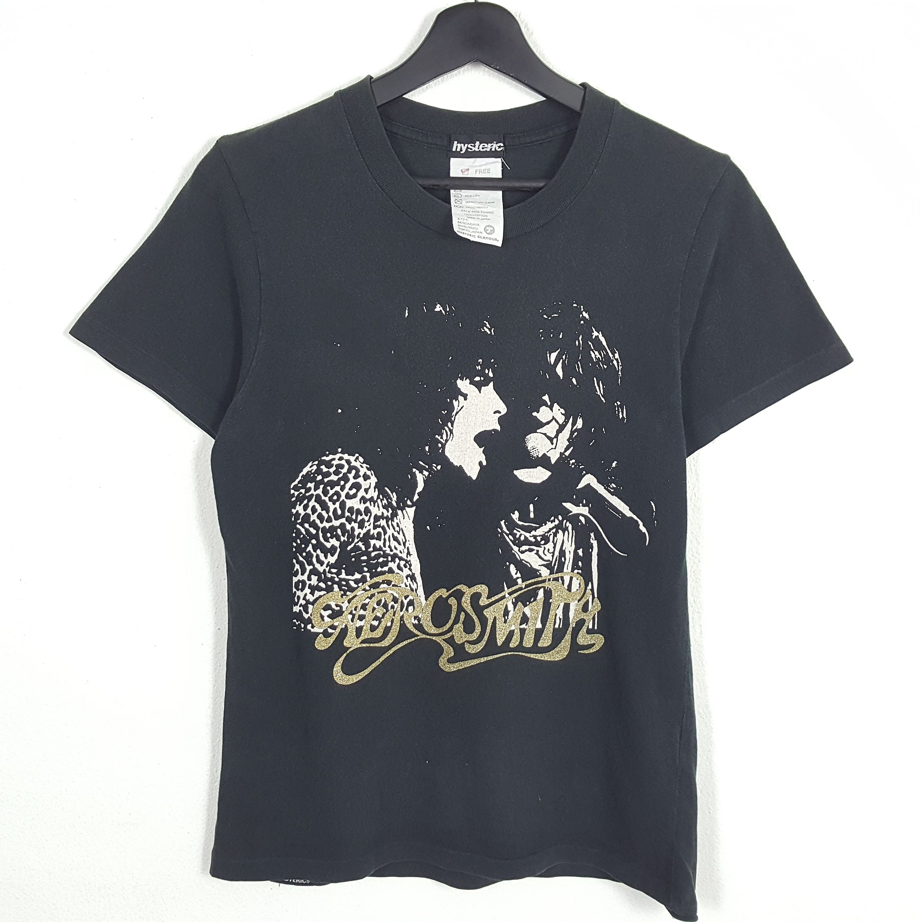 Aerosmith × Band Tees × Hysteric Glamour AEROSMITH x HYSTERIC GLAMOUR Japanese Brand Tshirt dp1 Size US S / EU 44-46 / 1 - 1 Thumbnail