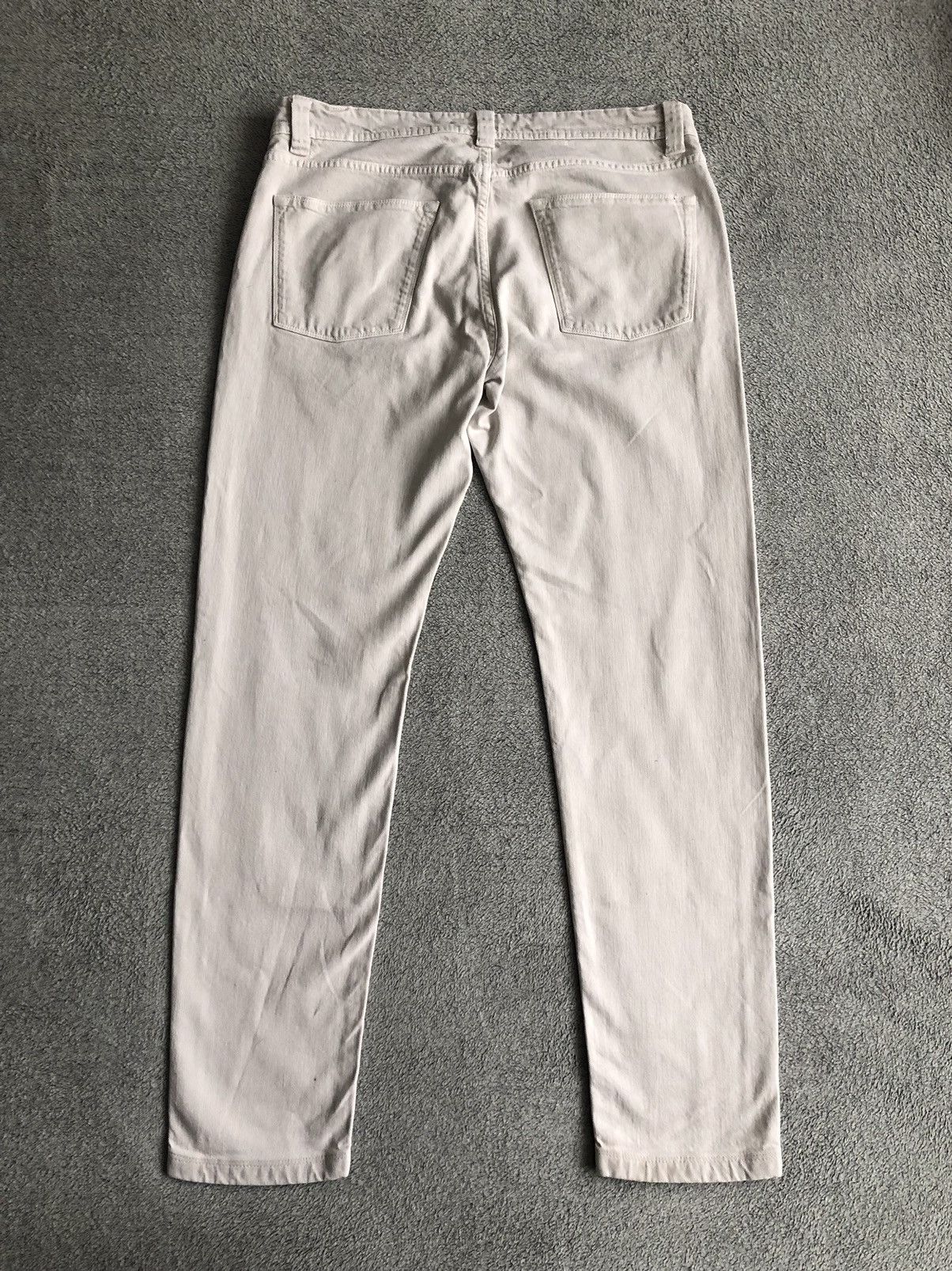 Custom × Loro Piana × Vintage Loro Piana Skinny Denim White Custom 