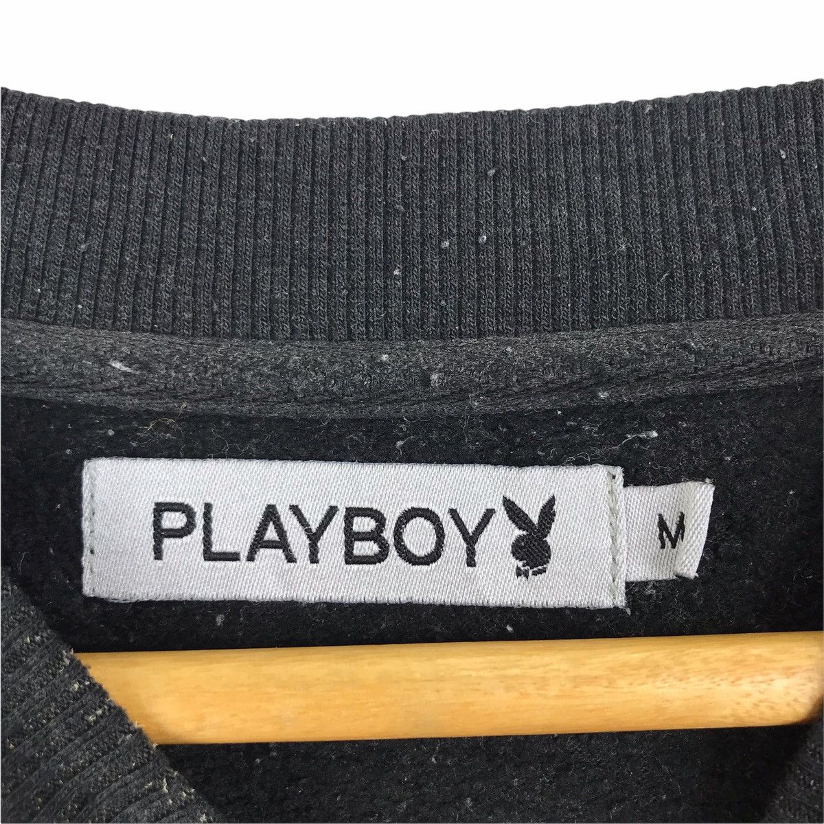 Playboy Vintage PLAYBOY BIG BUNNY Black Sweatshirt Size US M / EU 48-50 / 2 - 4 Thumbnail