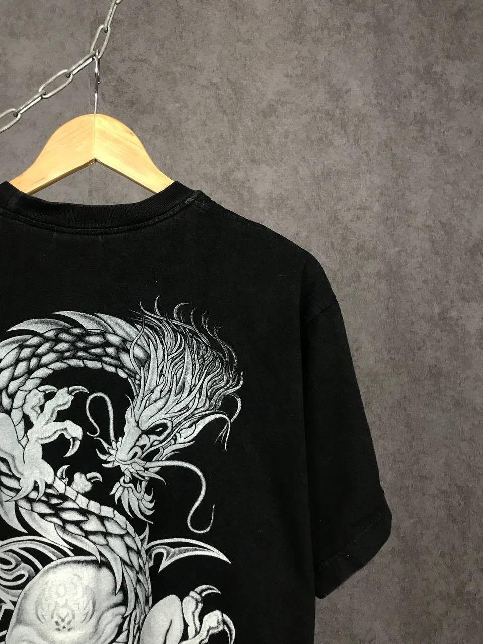 Vintage Dragon Skulls Japanese rock vintage overprinted tee Size US XL / EU 56 / 4 - 5 Thumbnail