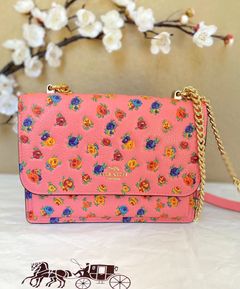 Coach Nolita 15 Mini Vintage Rose Print Bag