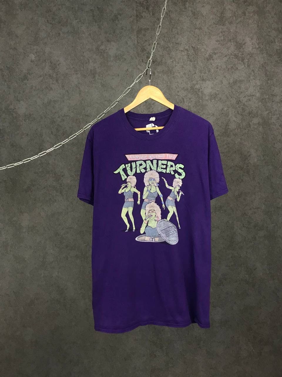 Other × Vintage Tina Terner x Turtles vintage band movie crazy tee Size US XL / EU 56 / 4 - 1 Thumbnail
