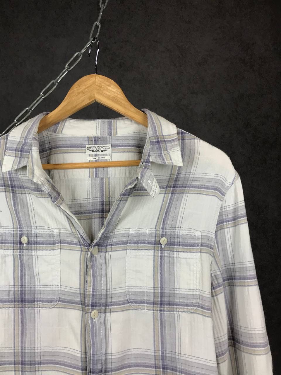 Allsaints Allsaints luxury streetwear multicolor shirt Size US M / EU 48-50 / 2 - 2 Thumbnail