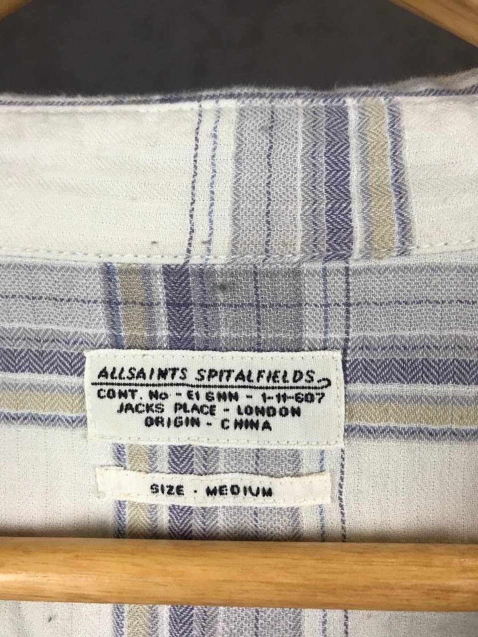 Allsaints Allsaints luxury streetwear multicolor shirt Size US M / EU 48-50 / 2 - 3 Thumbnail