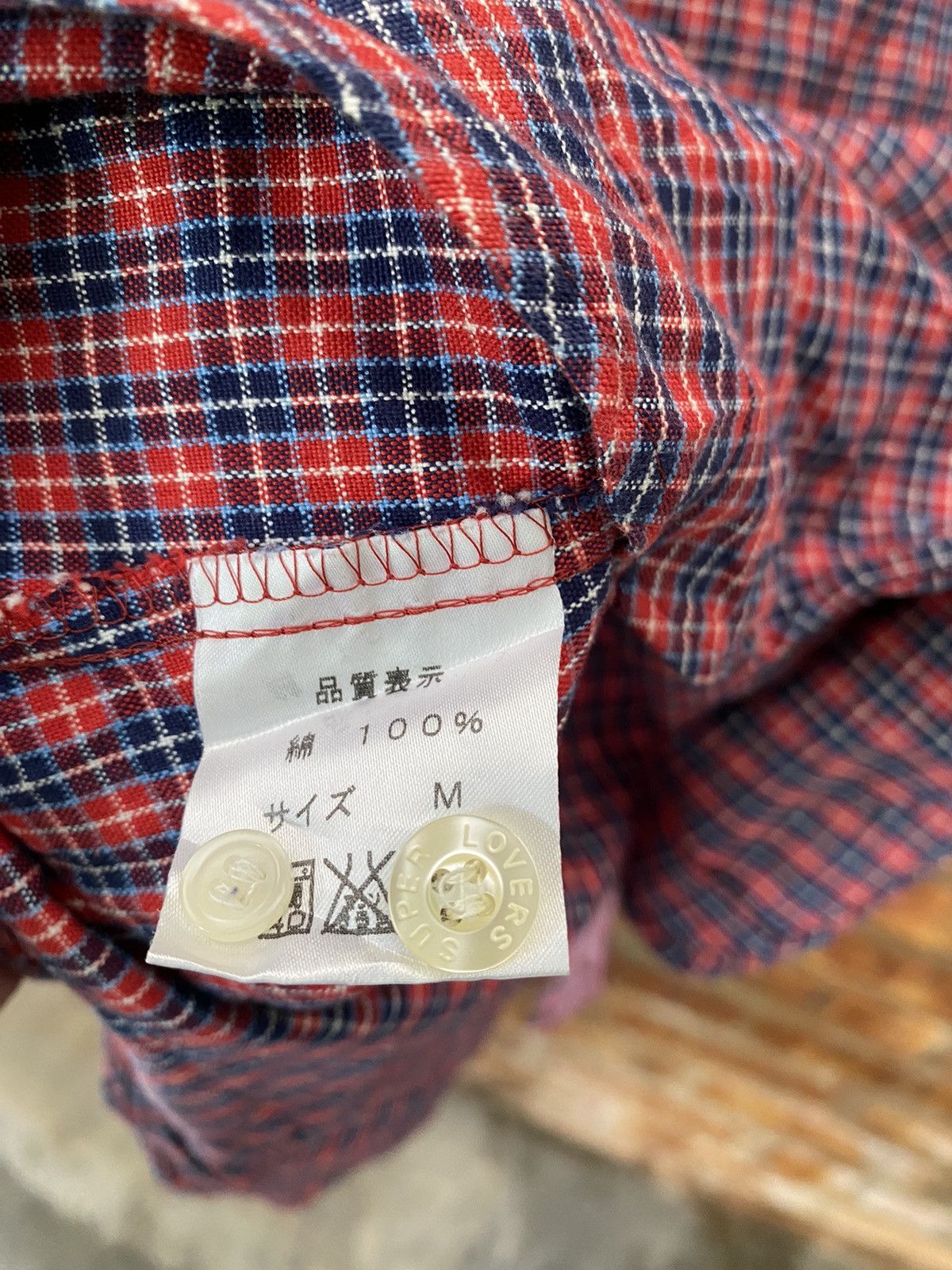 Super Lovers Vtg SUPERLOVER check logo Size S / US 4 / IT 40 - 8 Thumbnail