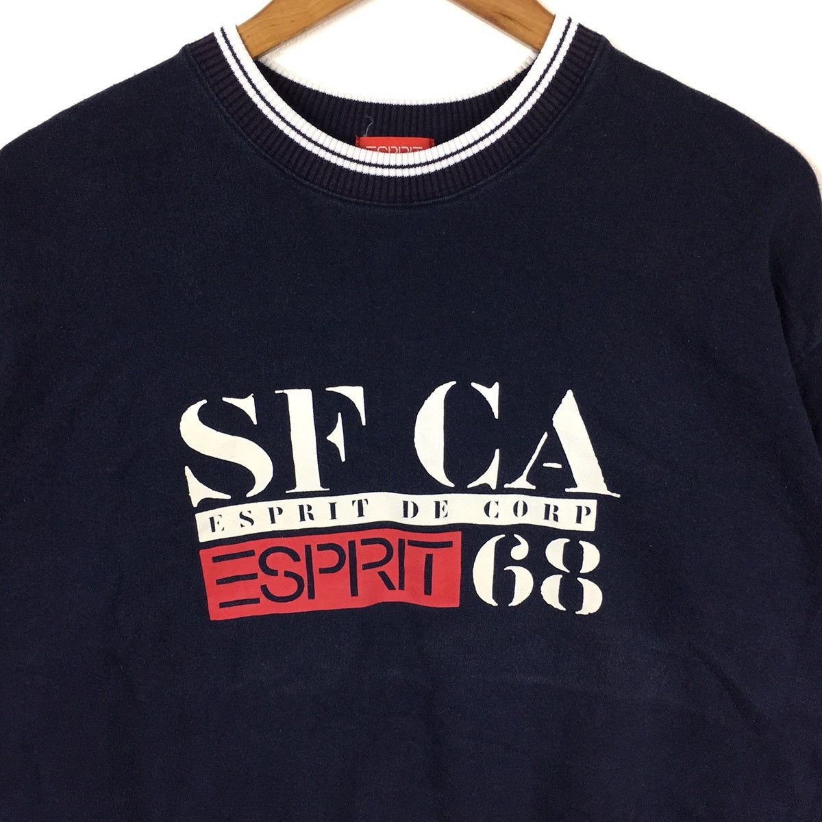 Esprit ESPRIT DE CORP Sf Ca #68 Sport Blue Sweatshirt Size US XL / EU 56 / 4 - 2 Thumbnail