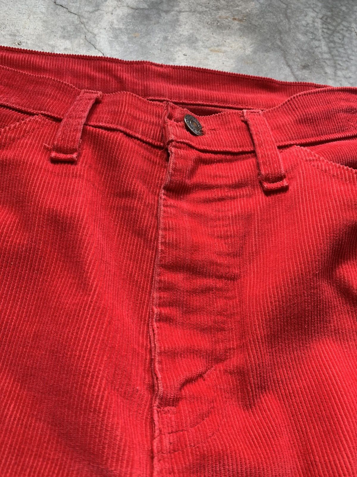 Levi's Vintage 80s Levis Red Corduroy Pant Size US 30 / EU 46 - 3 Thumbnail