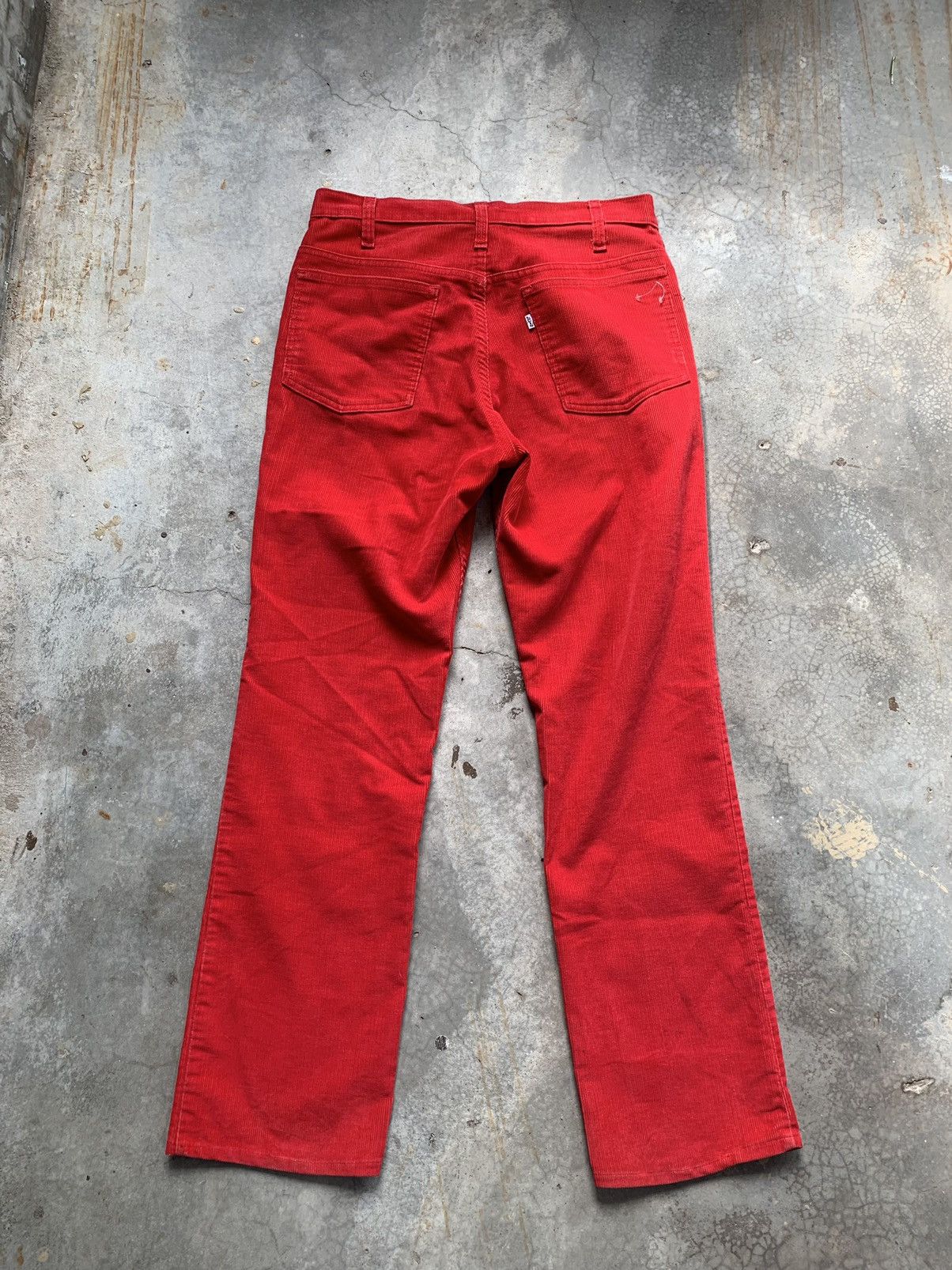 Levi's Vintage 80s Levis Red Corduroy Pant Size US 30 / EU 46 - 6 Thumbnail