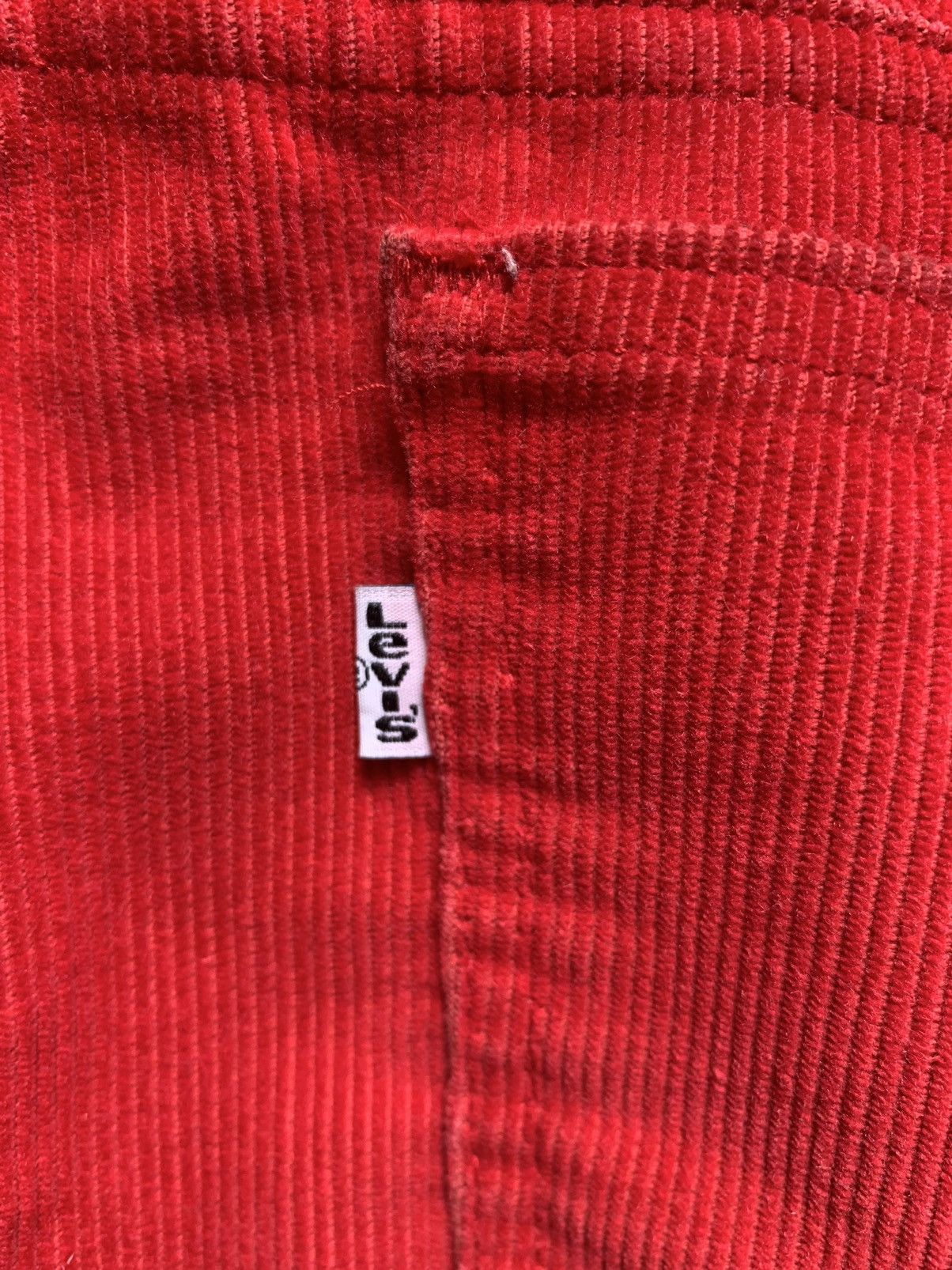 Levi's Vintage 80s Levis Red Corduroy Pant Size US 30 / EU 46 - 7 Thumbnail