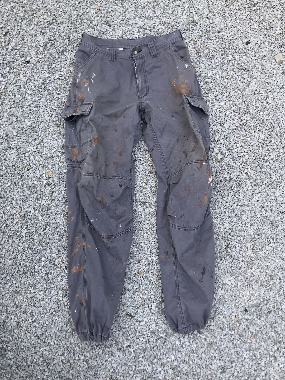 Vintage Thrashed Faded painter Parachute Cargo Pant painter pant Size US 29 - 1 Thumbnail