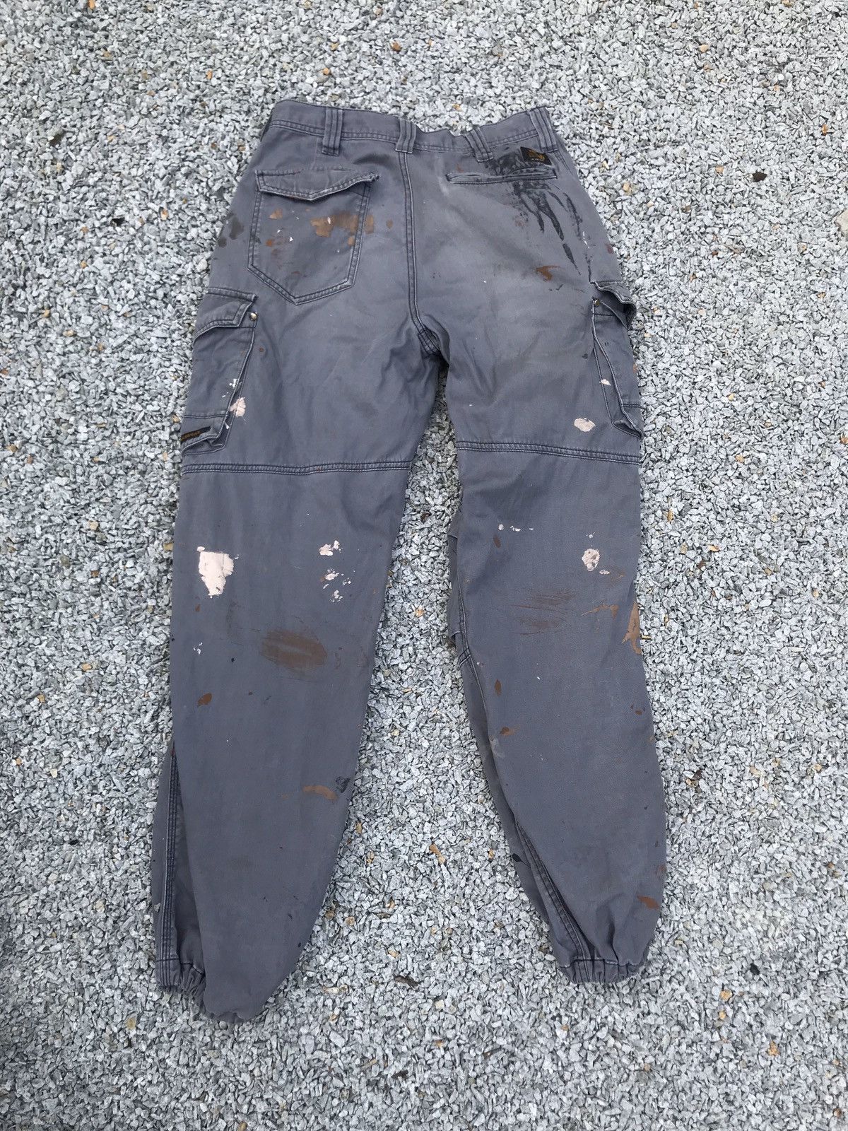 Vintage Thrashed Faded painter Parachute Cargo Pant painter pant Size US 29 - 2 Thumbnail