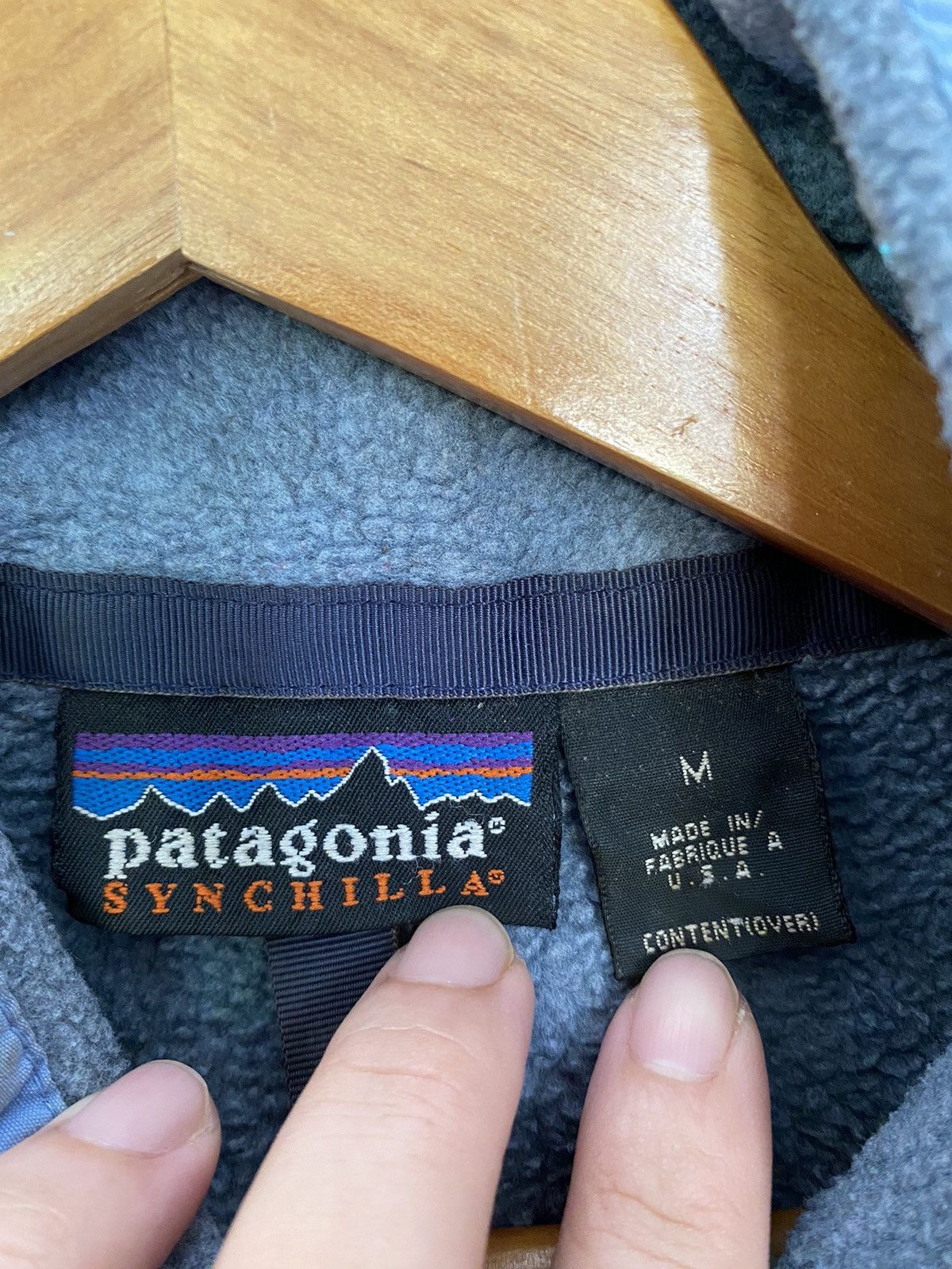 Patagonia Vtg vertical pocket fleece jacket Size US M / EU 48-50 / 2 - 12 Thumbnail