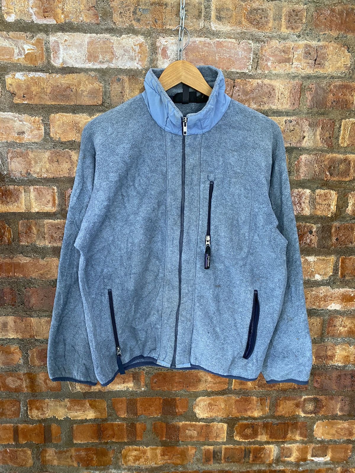 Patagonia Vtg vertical pocket fleece jacket Size US M / EU 48-50 / 2 - 3 Thumbnail