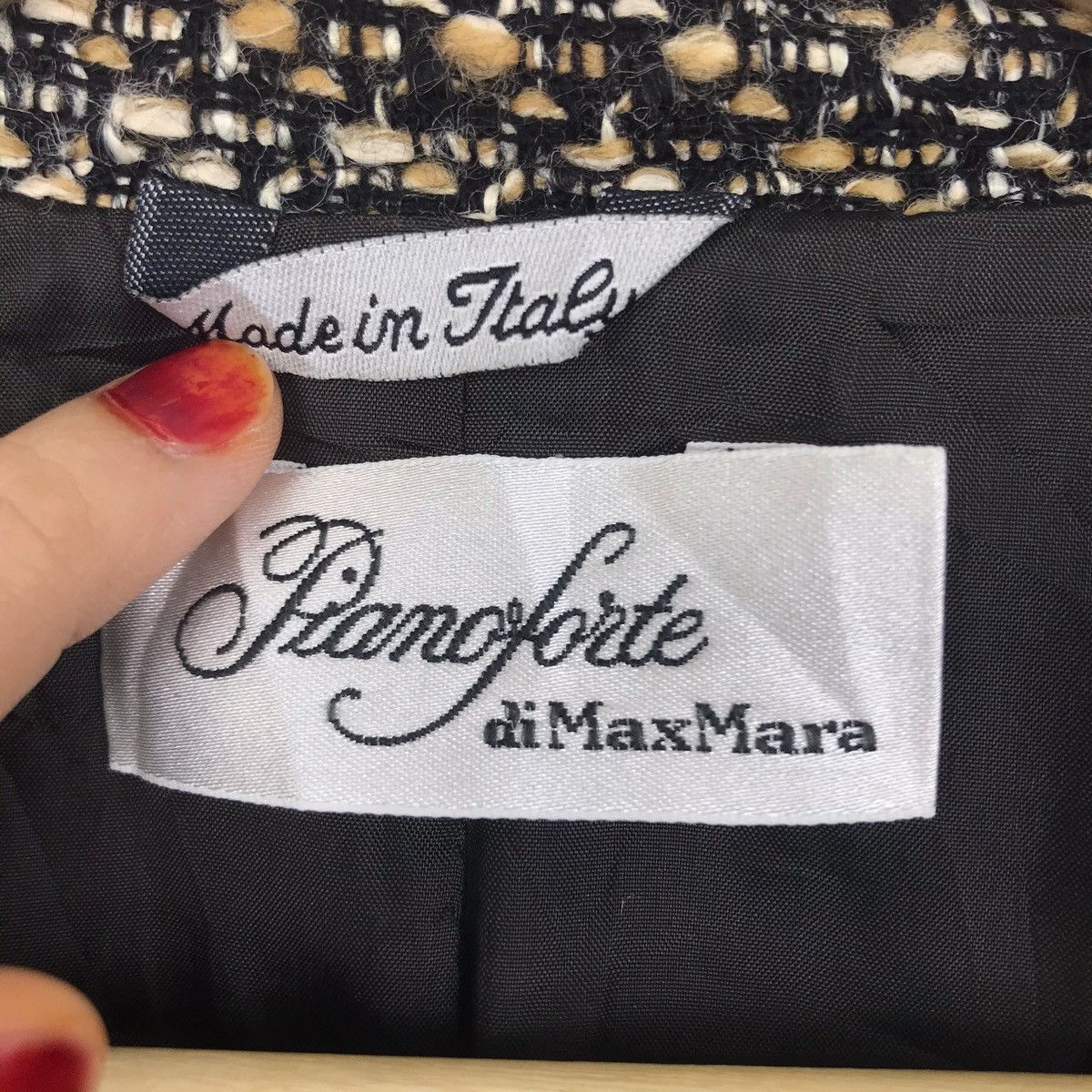 Max Mara PIAMOFORTE By MAX MARA Italian Designer Wool Coat Size ONE SIZE - 4 Thumbnail