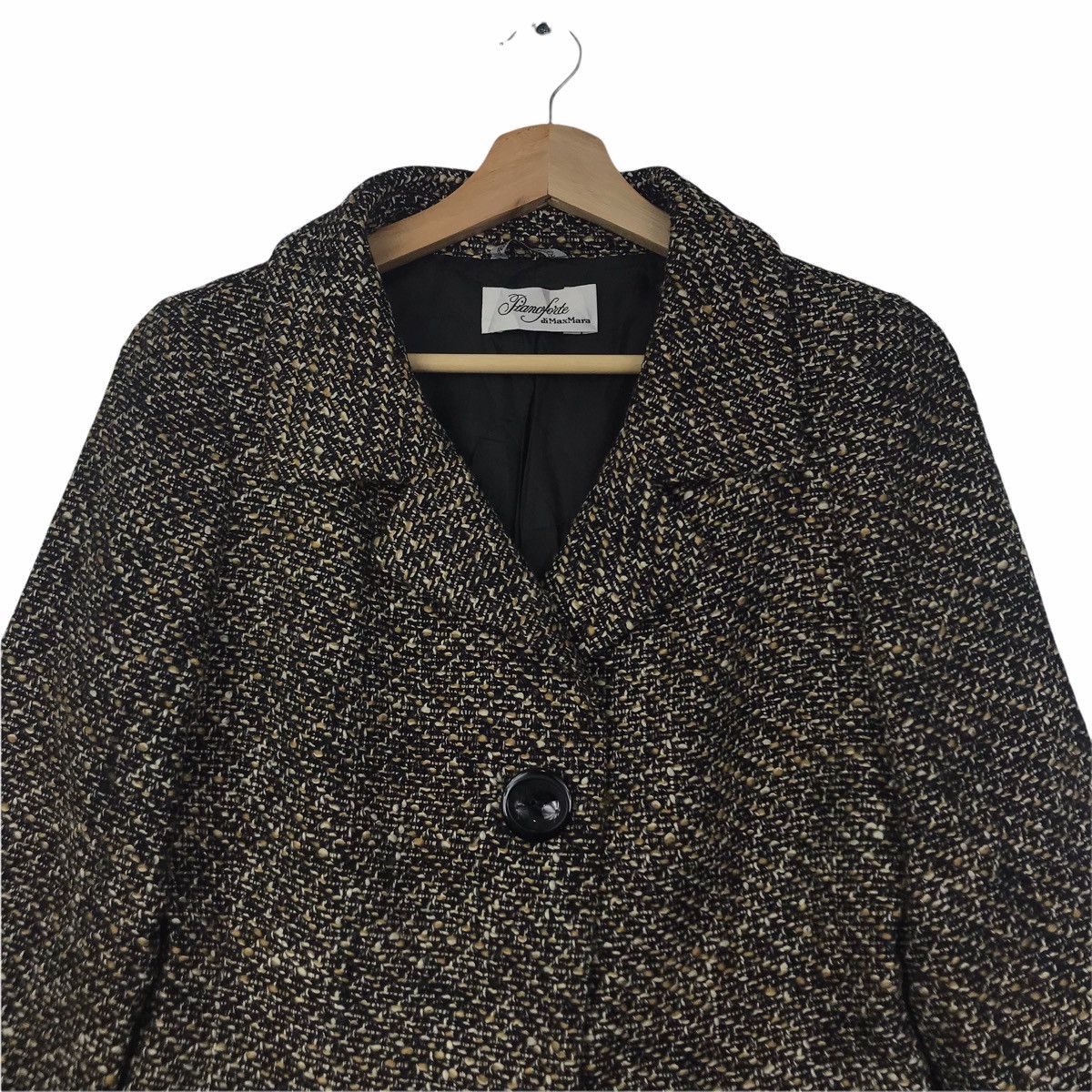 Max Mara PIAMOFORTE By MAX MARA Italian Designer Wool Coat Size ONE SIZE - 3 Thumbnail