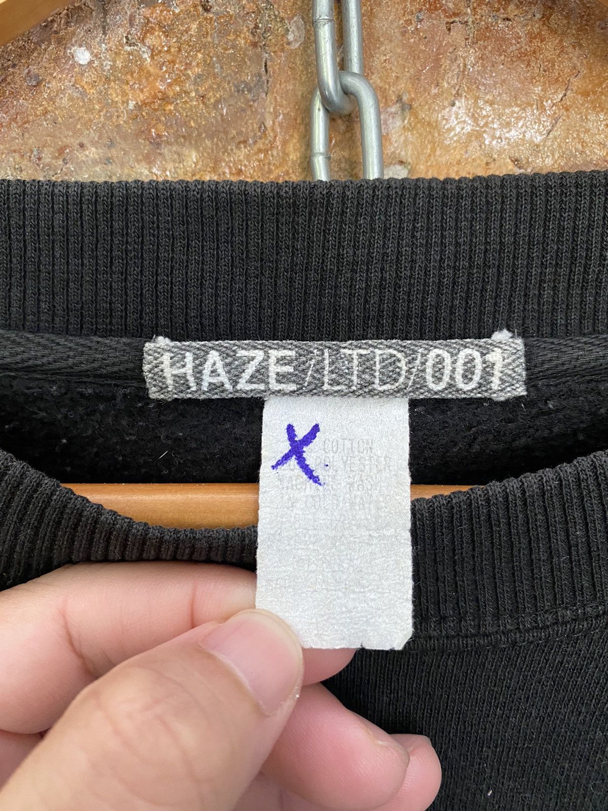 Haze Vtg 90s Haze X K.Haring Bat sweatshirt Size US XL / EU 56 / 4 - 8 Thumbnail