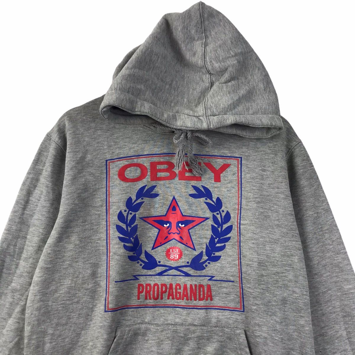 Obey OBEY PROPAGANDA Streetwear Skate Grey Hoodie Size US L / EU 52-54 / 3 - 3 Thumbnail