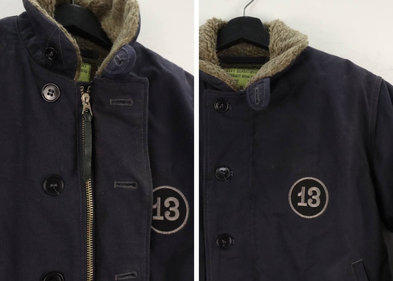 Buzz Rickson's Buzz Rickson's USN Navy N-1 Deck Jacket Toyo Enterprise Size US S / EU 44-46 / 1 - 13 Thumbnail