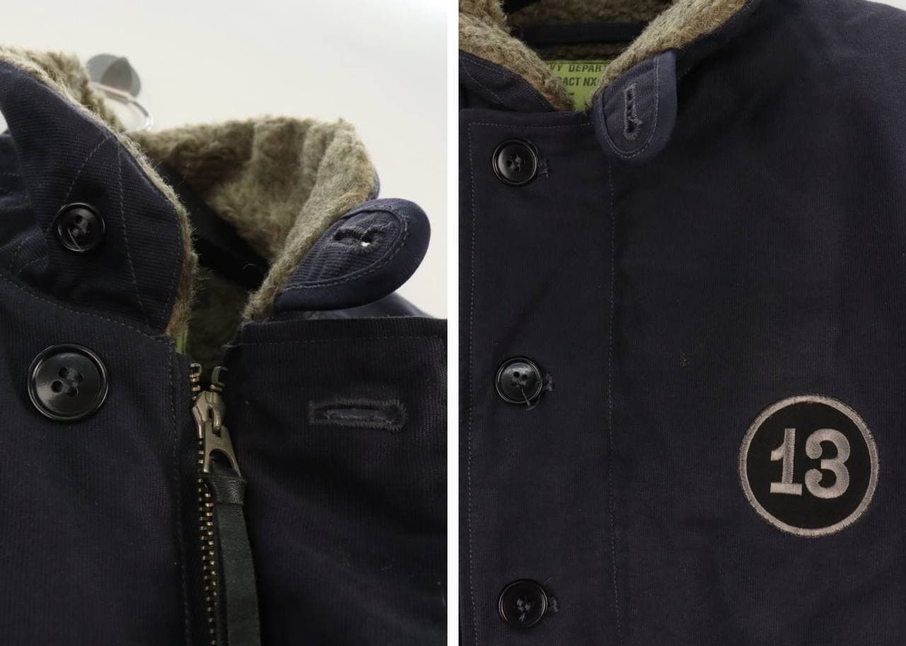 Buzz Rickson's Buzz Rickson's USN Navy N-1 Deck Jacket Toyo Enterprise Size US S / EU 44-46 / 1 - 14 Thumbnail