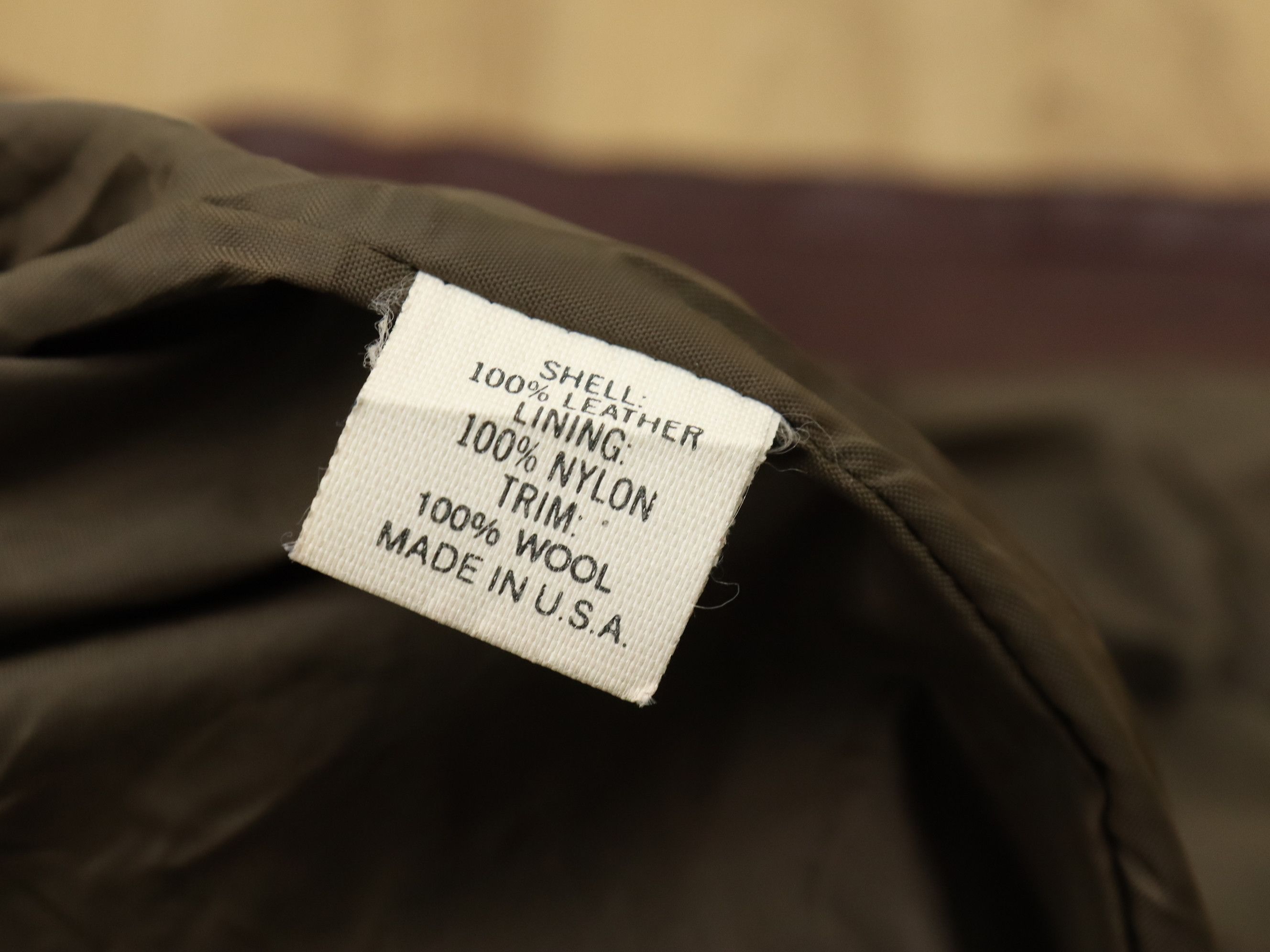 Golden Bear Vintage Golden Bear Thinsulate Bomber Flight Leather Jacket Size US L / EU 52-54 / 3 - 11 Thumbnail