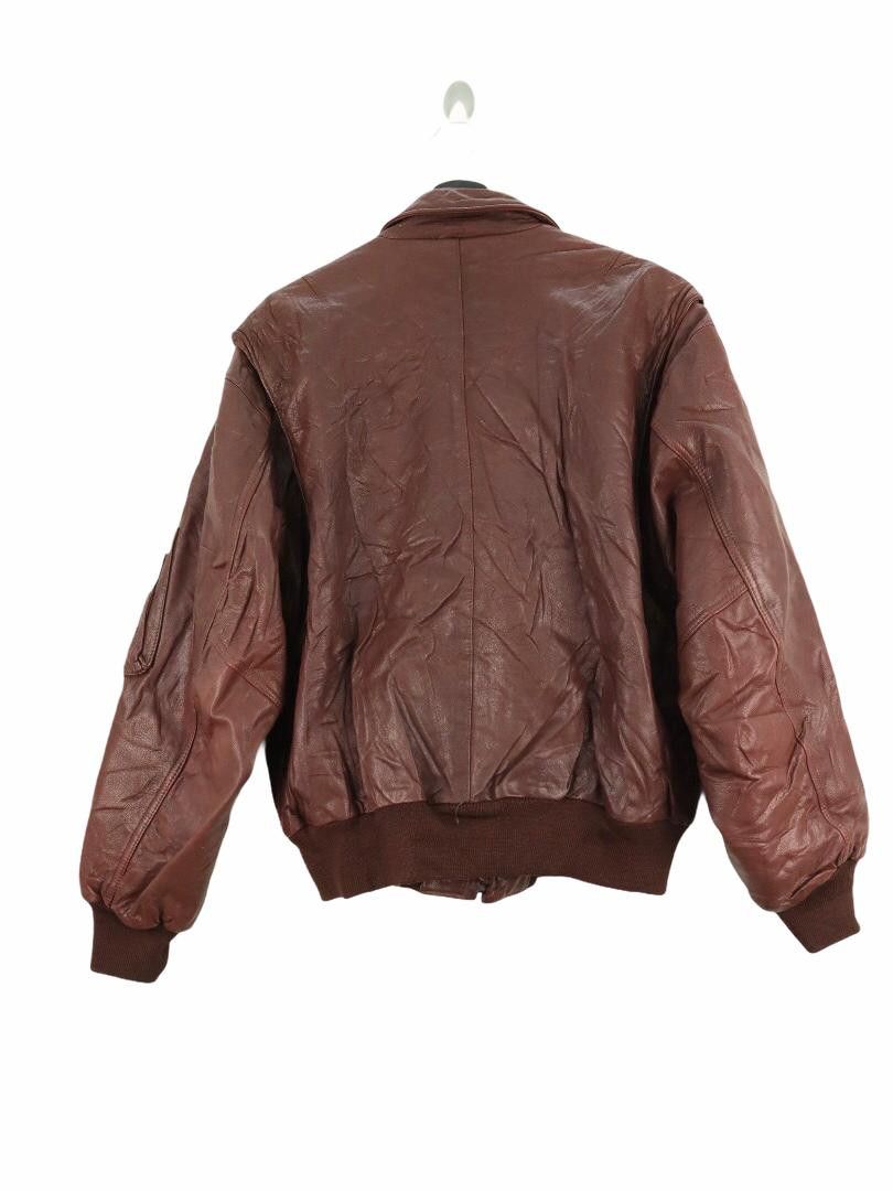Golden Bear Vintage Golden Bear Thinsulate Bomber Flight Leather Jacket Size US L / EU 52-54 / 3 - 2 Thumbnail