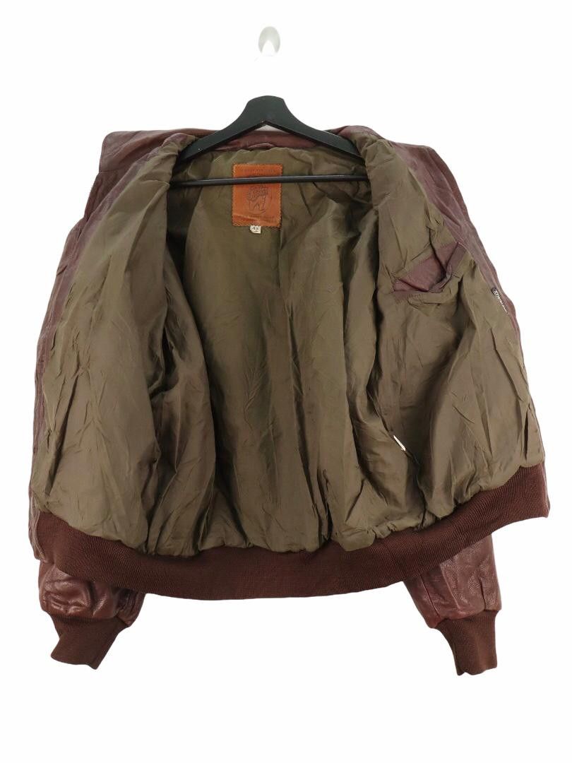 Golden Bear Vintage Golden Bear Thinsulate Bomber Flight Leather Jacket Size US L / EU 52-54 / 3 - 3 Thumbnail