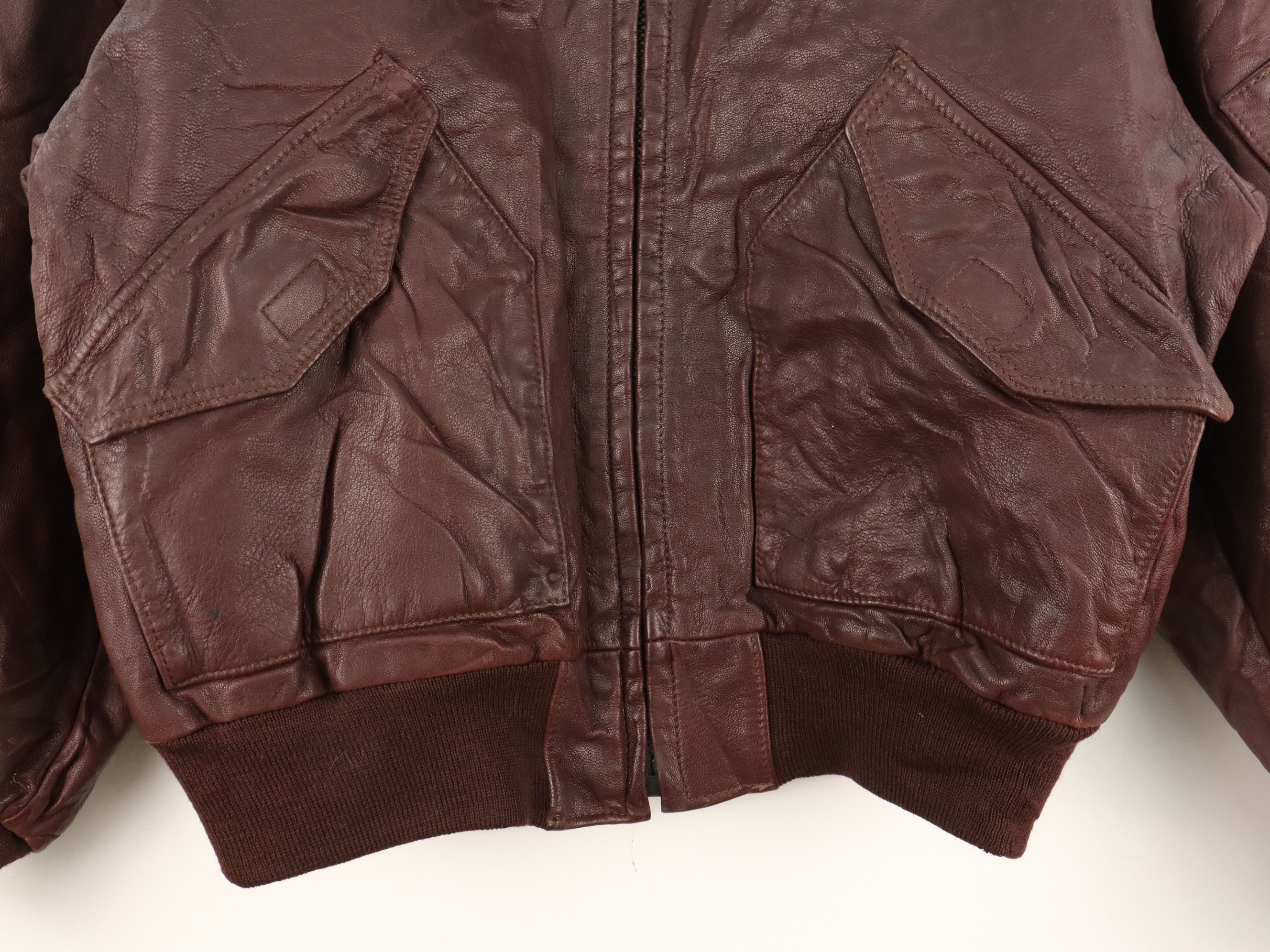 Golden Bear Vintage Golden Bear Thinsulate Bomber Flight Leather Jacket Size US L / EU 52-54 / 3 - 7 Thumbnail