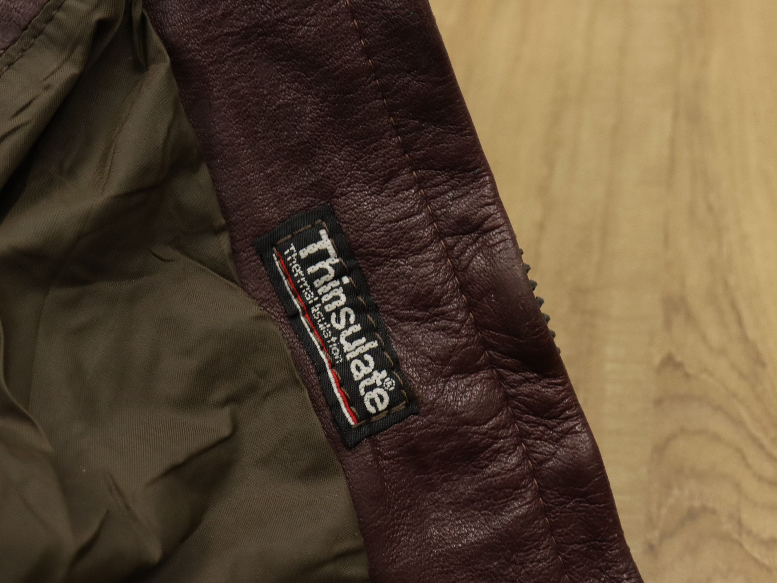 Golden Bear Vintage Golden Bear Thinsulate Bomber Flight Leather Jacket Size US L / EU 52-54 / 3 - 14 Thumbnail